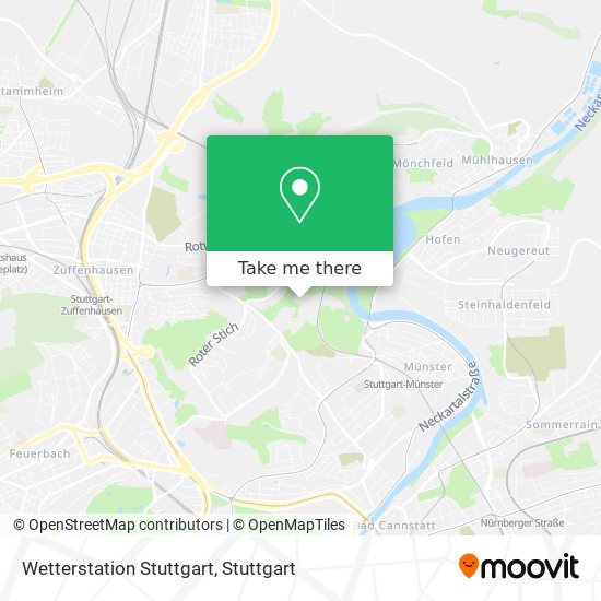 Wetterstation Stuttgart map