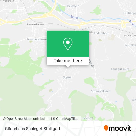 Gästehaus Schlegel map