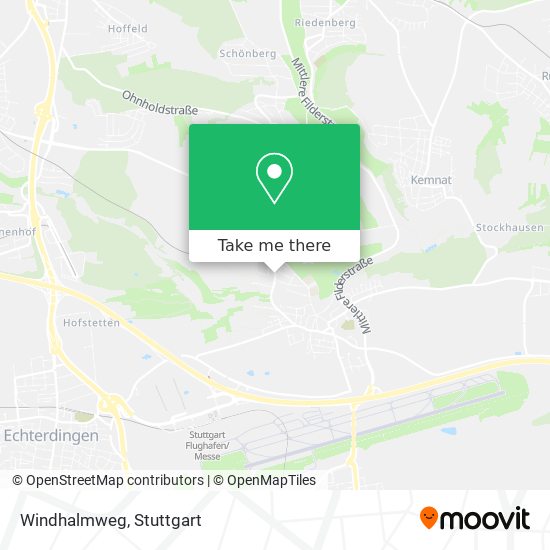 Карта Windhalmweg