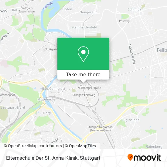 Карта Elternschule Der St.-Anna-Klinik