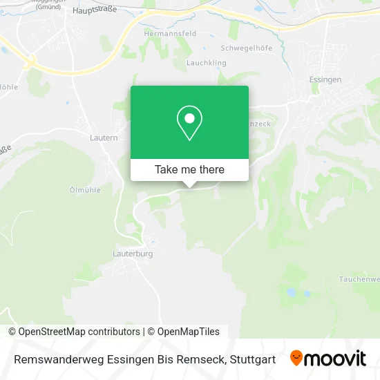 Карта Remswanderweg Essingen Bis Remseck