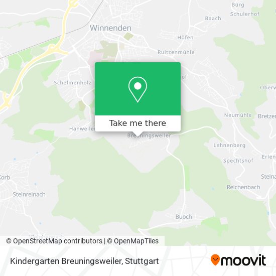 Kindergarten Breuningsweiler map