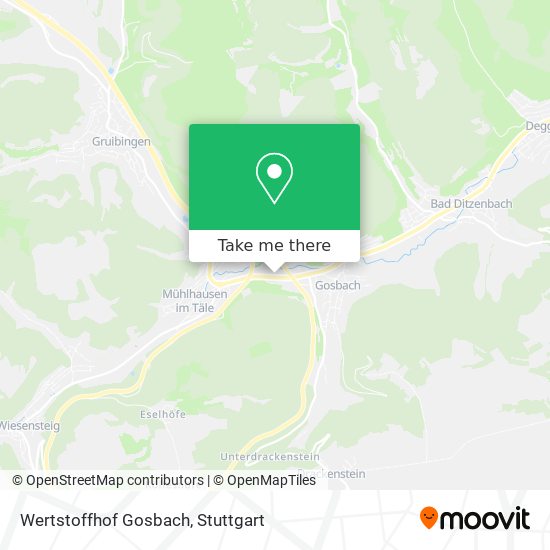 Wertstoffhof Gosbach map