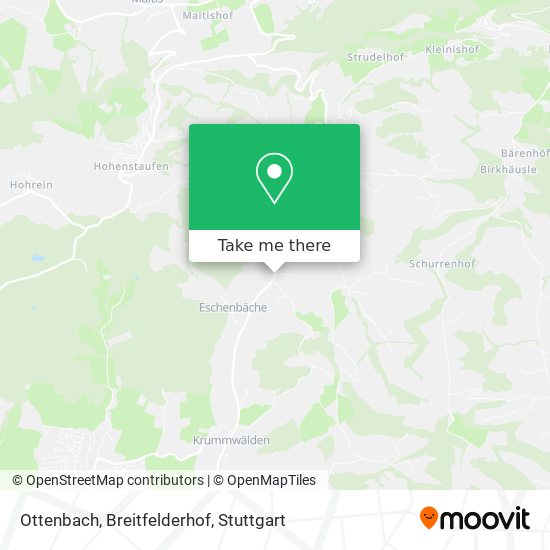 Ottenbach, Breitfelderhof map