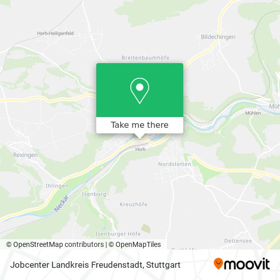Jobcenter Landkreis Freudenstadt map