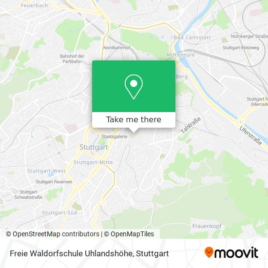 Freie Waldorfschule Uhlandshöhe map