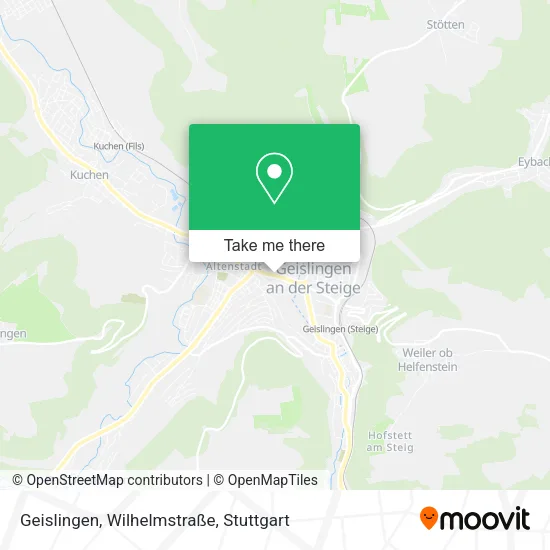 Карта Geislingen, Wilhelmstraße