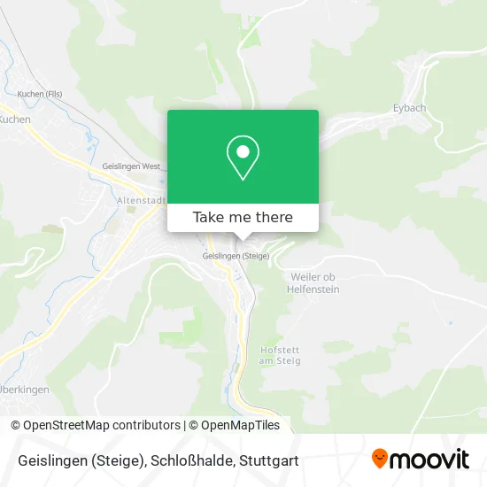 Карта Geislingen (Steige), Schloßhalde