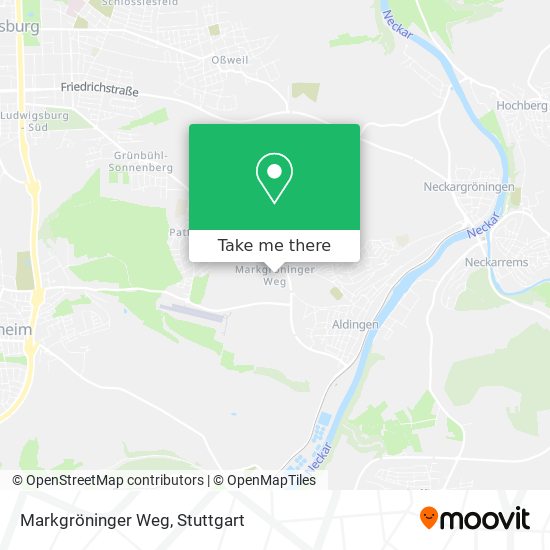 Markgröninger Weg map