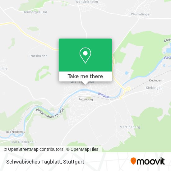 Schwäbisches Tagblatt map
