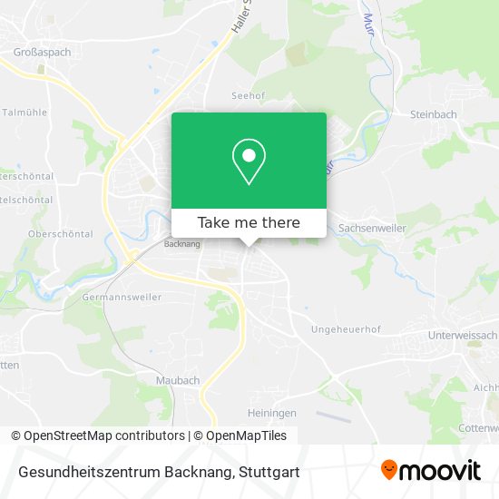 Карта Gesundheitszentrum Backnang