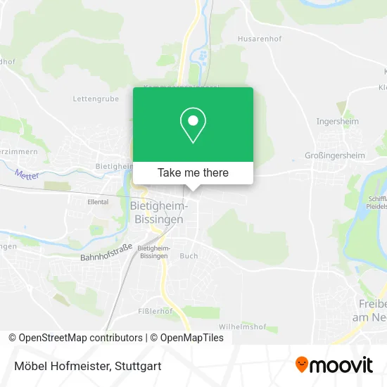 Карта Möbel Hofmeister