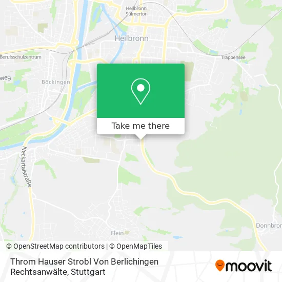 Карта Throm Hauser Strobl Von Berlichingen Rechtsanwälte