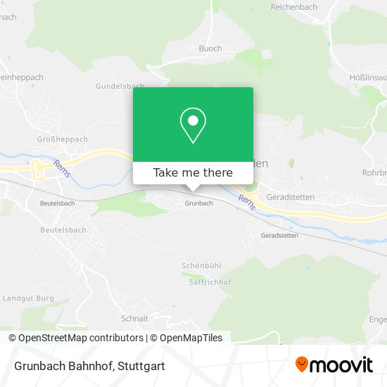 Карта Grunbach Bahnhof
