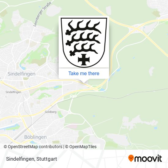 Sindelfingen map