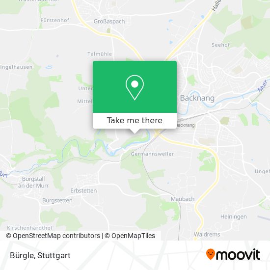 Bürgle map