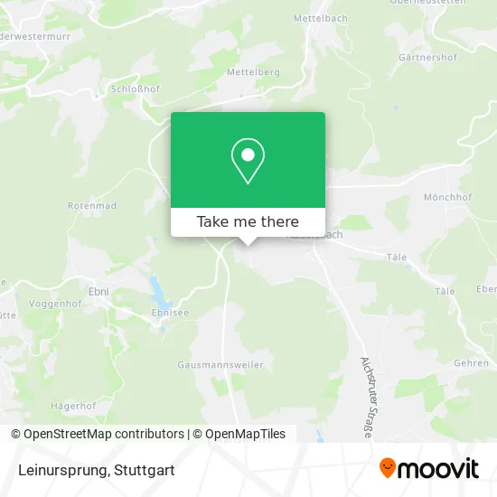 Карта Leinursprung