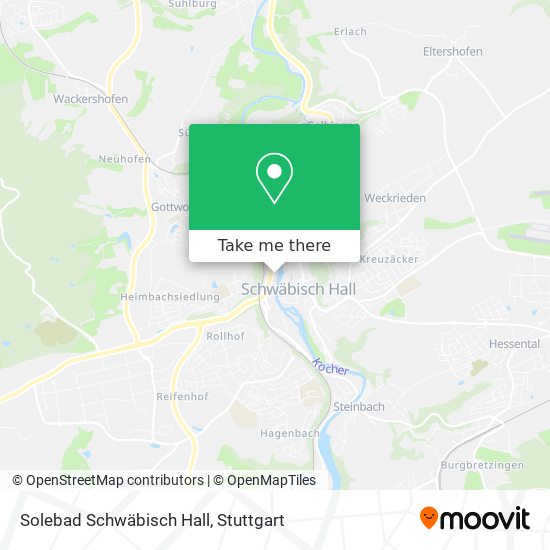 Карта Solebad Schwäbisch Hall
