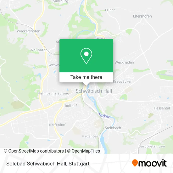 Карта Solebad Schwäbisch Hall