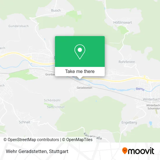 Карта Wehr Geradstetten
