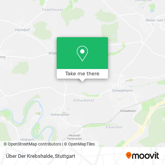 Карта Über Der Krebshalde
