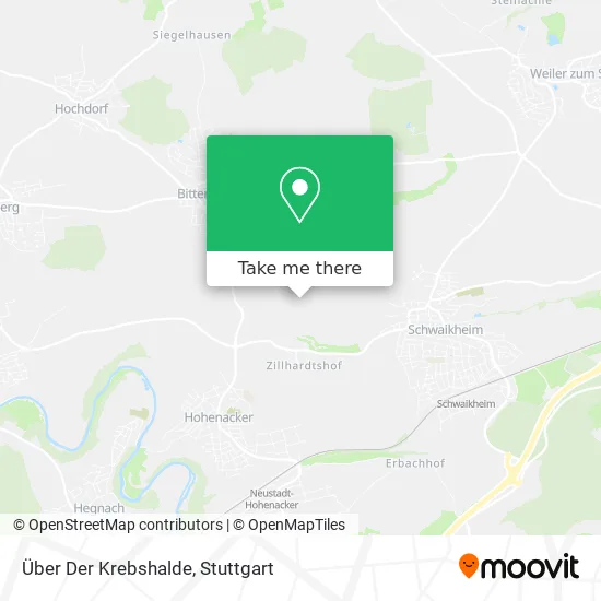 Карта Über Der Krebshalde