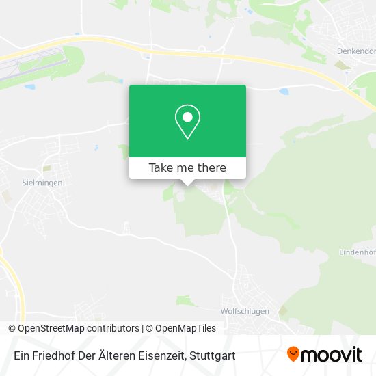 Ein Friedhof Der Älteren Eisenzeit map