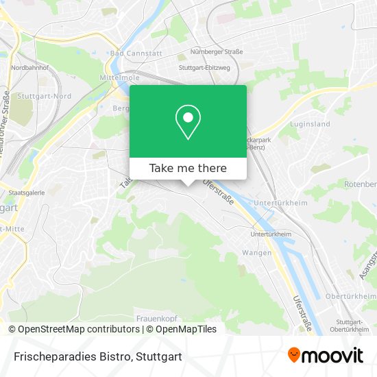 Frischeparadies Bistro map