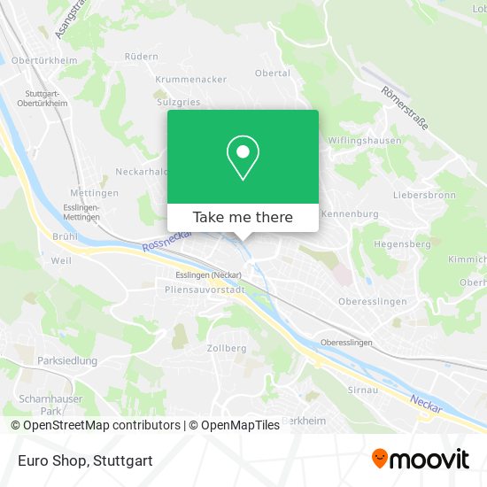 Euro Shop map