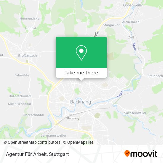Agentur Für Arbeit map