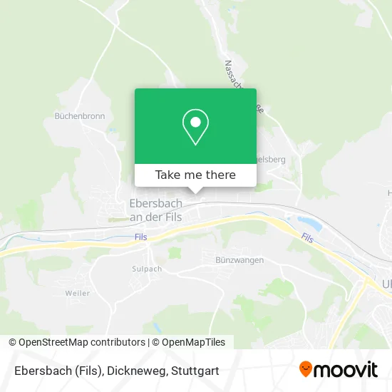 Карта Ebersbach (Fils), Dickneweg