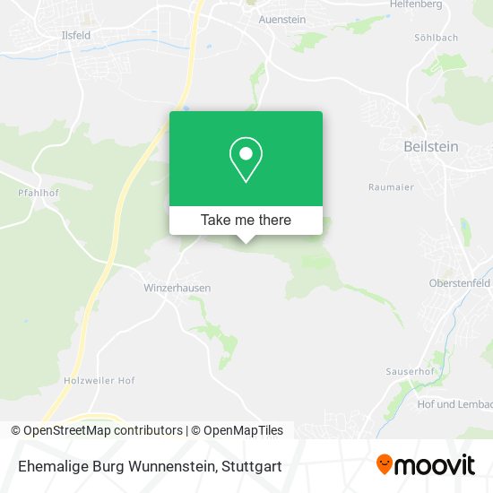 Ehemalige Burg Wunnenstein map