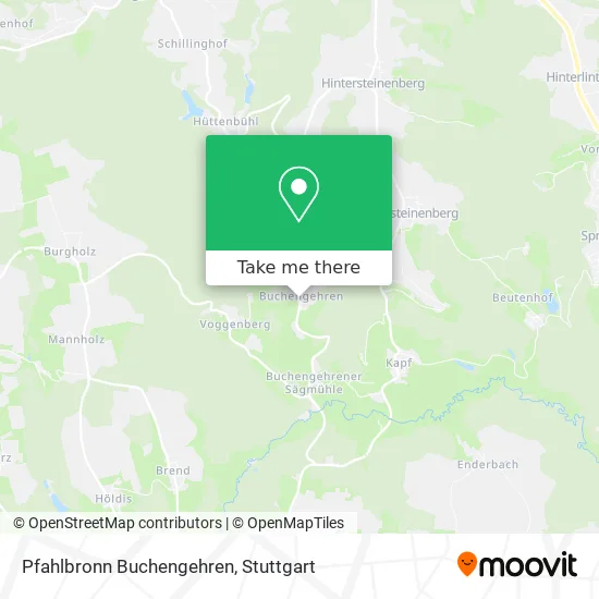 Карта Pfahlbronn Buchengehren