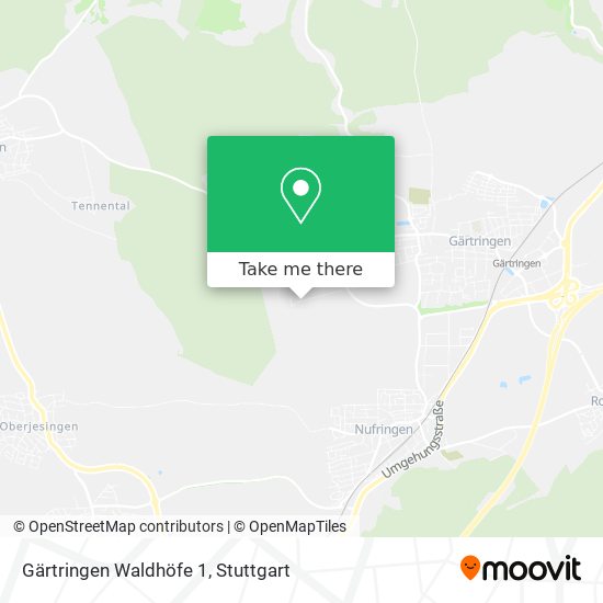 Gärtringen Waldhöfe 1 map