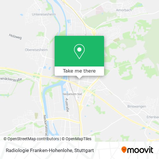 Radiologie Franken-Hohenlohe map