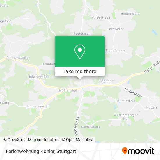 Ferienwohnung Köhler map