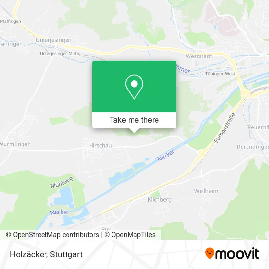Карта Holzäcker