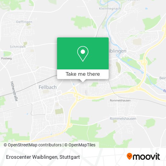 Eroscenter Waiblingen map