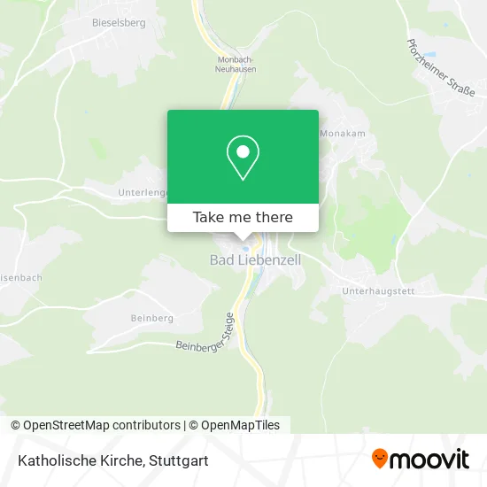 Карта Katholische Kirche