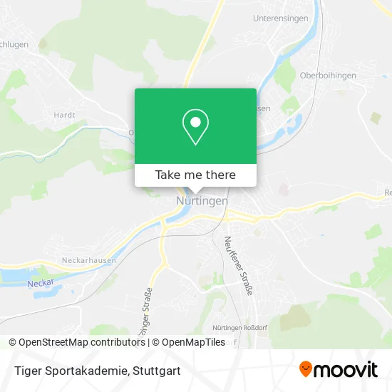 Карта Tiger Sportakademie