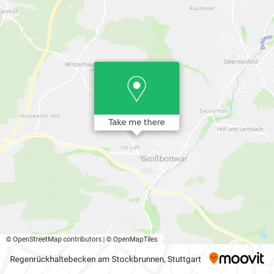 Карта Regenrückhaltebecken am Stockbrunnen