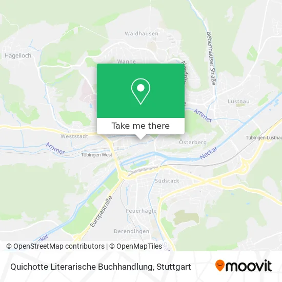 Карта Quichotte Literarische Buchhandlung