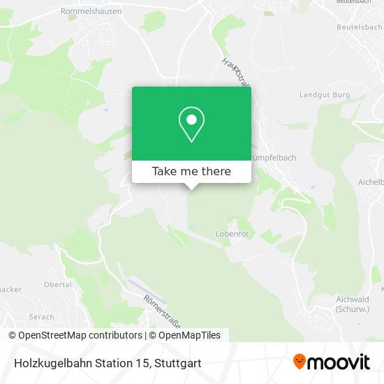 Holzkugelbahn Station 15 map