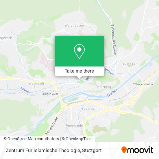 Zentrum Für Islamische Theologie map