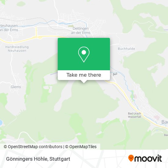 Gönningers Höhle map