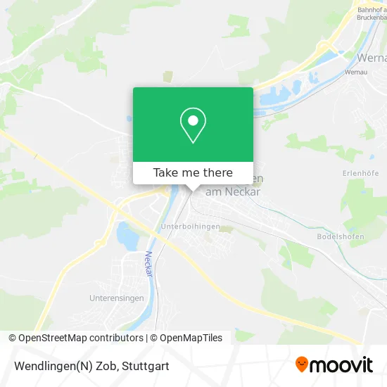 Карта Wendlingen(N) Zob