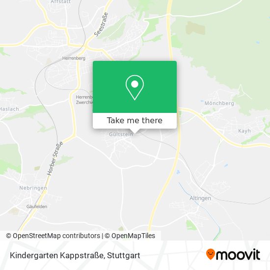 Kindergarten Kappstraße map