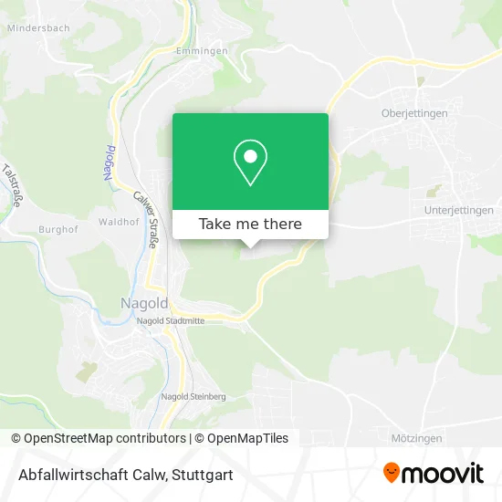 Карта Abfallwirtschaft Calw