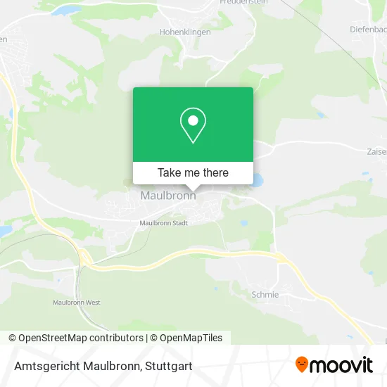 Amtsgericht Maulbronn map