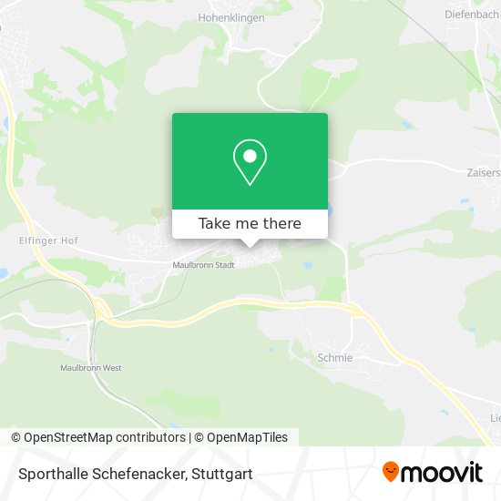 Sporthalle Schefenacker map
